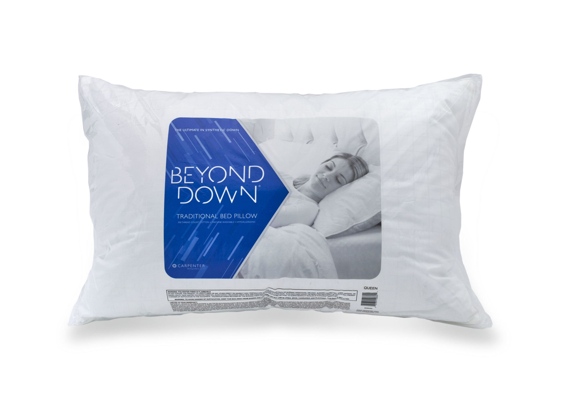 Beyond Down Bed Pillows, 2-pack, Jumbo