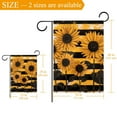 thumbnail image 3 of Sunflowers with Stripes Pattern Double Sided Garden Flag Decorative Weather Resistant Yard Flag, Large DIY Vertical Flag for Farmhouse Patio Lawn, 28x40 Inch, 3 of 6