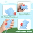 thumbnail image 4 of 3D printed dinosaur keyboard fidget toy for adults clicker keychain sensory toys for anxiety stress relief (purple dinosaur), 4 of 10