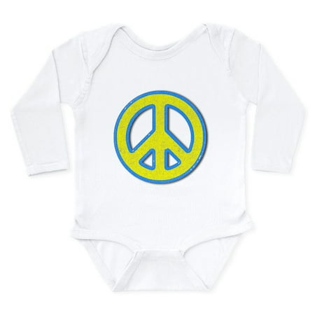 

CafePress - Ukraine Flag Ukrainian Pride Peace Symbo Body Suit - Long Sleeve Infant Bodysuit