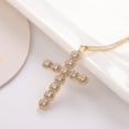 thumbnail image 4 of Cross Pendant Necklace for Women Zircon Niche Cross Pendant Necklace for Women Jewelry Valentines Day, 4 of 9