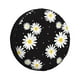 thumbnail image 1 of Balery Daisies Flowers Cubiertas para Neumáticos - Protector Resistente para Neumáticos de Camioneta, SUV, Remolque, Camper y RV-15 inch, 1 of 6