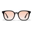 thumbnail image 1 of Gafas de sol con montura negra y color marrón degradado, gafas de sol gm para mujer, gafas de sol a la moda para hombre, gafas de protección solar, 1 of 6