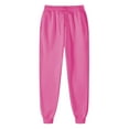 thumbnail image 6 of Pink Sweatpants Women Mens Pants Casual Solid Color Track Cuff Workout Pants with Pocket Fashion Clothing, 6 of 6