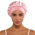 thumbnail image 1 of Bucket Hat For Home And Leisure With Satin Wide Brim Classic Style Suitable For All Seasons Travel Sleep Cap Fashion Accessory, 1 of 3