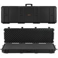 thumbnail image 1 of VEVOR Hard Rifle Case, Lockable Rifle Case with Pre-cut Foams, 52 in Gun Storage with Wheels, Heavy Duty IP67 Waterproof & Dustproof Pistol Storage Cases for Rifles, Shotguns, Airsoft Guns, Black, 1 of 9