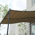 thumbnail image 2 of Barara King Pergola Canopy Replacement, Pergola Shade Cover for 9.75' x 9.75' Pergola, Beige, 2 of 12