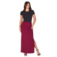 thumbnail image 5 of Womens Side Slit Maxi Skirt, 5 of 10