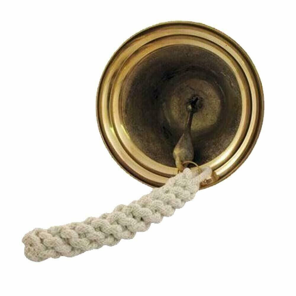 BRASS BELL VINTAGE SHIP's SCHOOL BELL PUB LAST ORDERS DINNER DOOR 4'' SHIP BELL