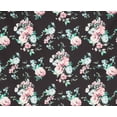 thumbnail image 2 of Zelouf Zs1810U-1 Print Mikado  , Sewing, DIY, Crafts Fabric by the Yard, 937 Black/green, 7 Yard, 2 of 2
