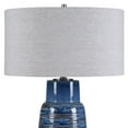thumbnail image 5 of Uttermost Magellan Coastal Ceramic and Iron Table Lamp in Aged Indigo Blue, 5 of 8