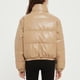 thumbnail image 5 of Parkas de manga larga para mujer, modernas e invernales, con cuello alto, cortas y cálidas, de algodón., 5 of 6