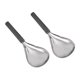 thumbnail image 1 of 2 Cucharas para Hielo , Trituradoras de Hielo, de Metal Dentado con Mango Cómodo para , Herramienta Fácil de Usar, Descorazonador de Fru Mango negro, 1 of 8