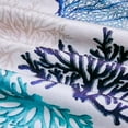 thumbnail image 5 of Beach Throw Pillow Covers, Set of 2 Coastal Coral Branch Ocean Themed Pillowcase Luxury Velvet Decorative Cushion Cover for Couch Bed Sofa Farmhouse Decoration 16X16 Inches, 5 of 6
