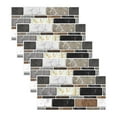 Augper Clearance Ceramic Paste Stick Brick Kitchen Backsplash Self ...
