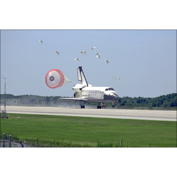 24"x36" Gallery Poster, STS-90 space shuttle Landing 1998