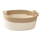 thumbnail image 2 of Cesta de cuerda de algodón Cesta de almacenamiento de artículos diversos de escritorio Cesta de maquillaje Cesta debajo del estante Cesta para kits de Caqui, 2 of 9