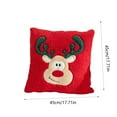 thumbnail image 2 of AYKHKYA Christmas Pillow Christmas Decorations Pillow Christmas Reindeer Pillow Christmas Tree 17.7inches Outdoor Porch Rustic Farmhouse Decor Reindeer Pillow Cushion For Home, 2 of 6