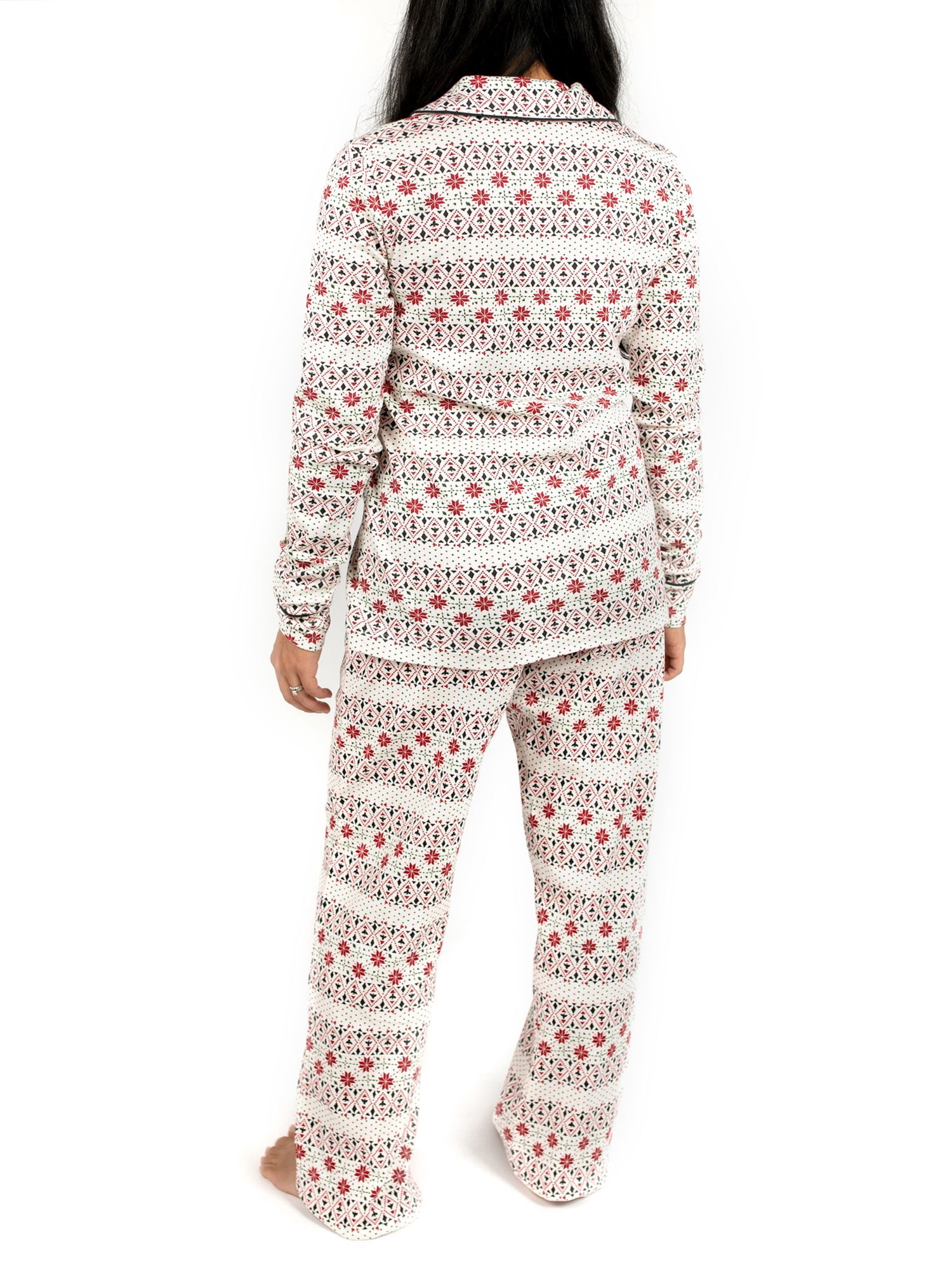 burt's bees frozen fair isle pajamas