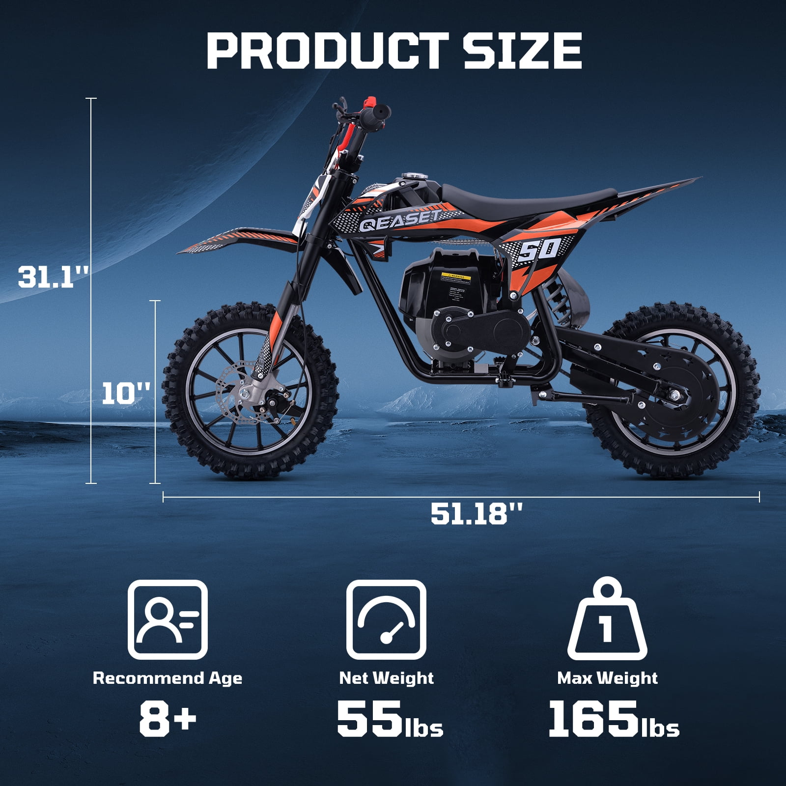 Walmart Black Friday Deals 2025 QEASET 49CC 4-Stroke Gas Powered