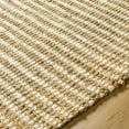 thumbnail image 5 of Mark&Day Jute Rugs, 2x8 Clarion Cottage Light Brown Runner Area Rug, Brown Cream Carpet for Hallway, Kitchen, Bedroom or Living Room (2'6" x 8' Runner), 5 of 6