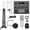 Silver, variant on YAHHU Multifunctional Live Sound Card and Suspension Microphone Kit Broadcasting Recording Condenser Microphone Set Black