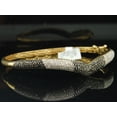 thumbnail image 2 of 14K Yellow Gold Ladies Round Pave Set Diamond Fashion Bangle Bracelet 1.72 Ct., 2 of 8