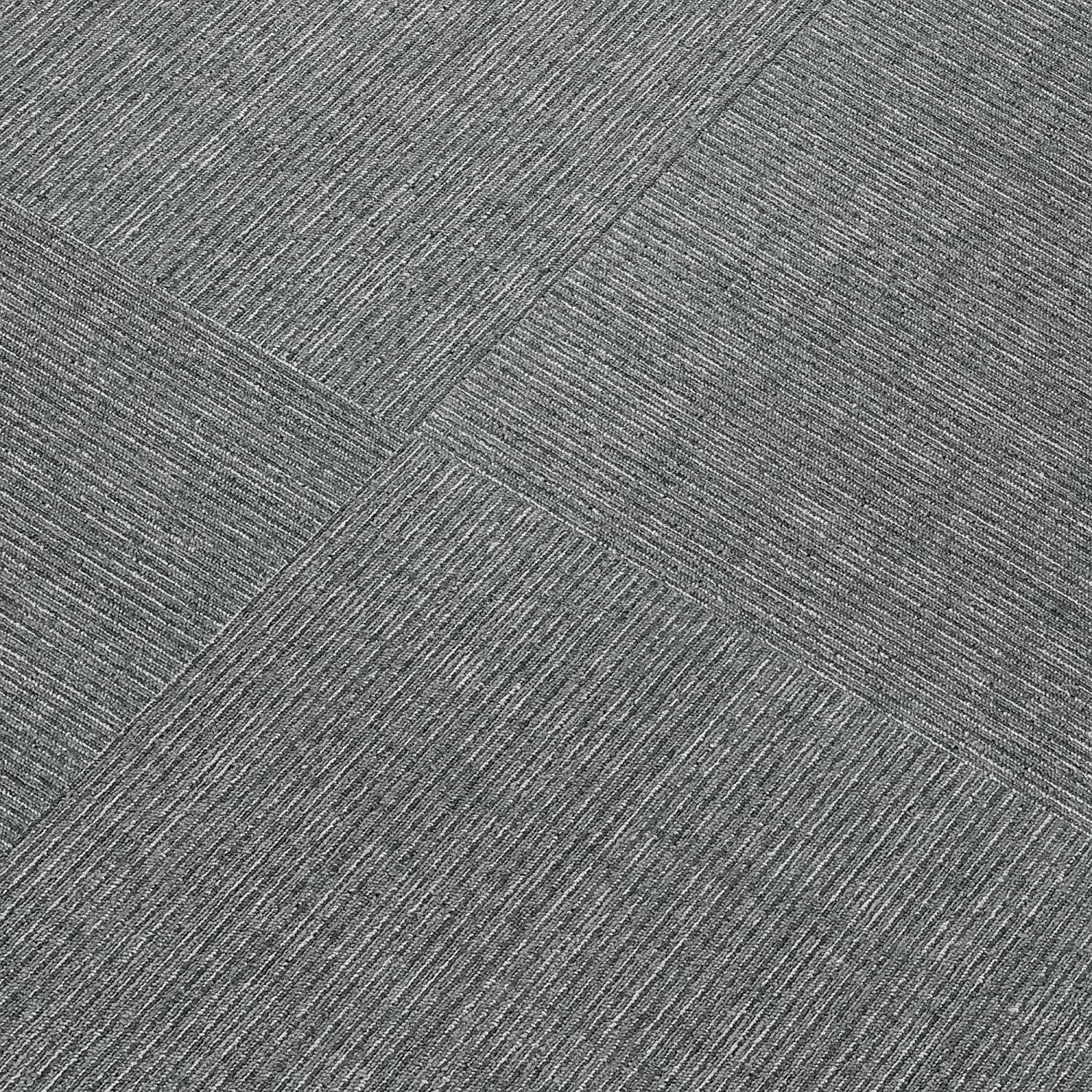 Mohawk Basics 24" x 24" Carpet Tile Sample with EnviroStrand™ PET Fiber in Slate (1 piece)