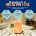 thumbnail image 3 of Spantik Natural Himalayan Salt Lamp Electric | Hand Carved Flower Pink Crystal Rock Salt from Himalayan Mountains | Sourced from Pakistan, 3 of 7