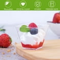 thumbnail image 4 of 50 Pack Plastic Clear Dessert Cups,Disposable Small Cake Cups,Yogurt Parfait Container,Reusable Appetizer Cups,Ice Cream Mousse Tasting Cups,for Home Party Picnic 2 Oz, 4 of 7