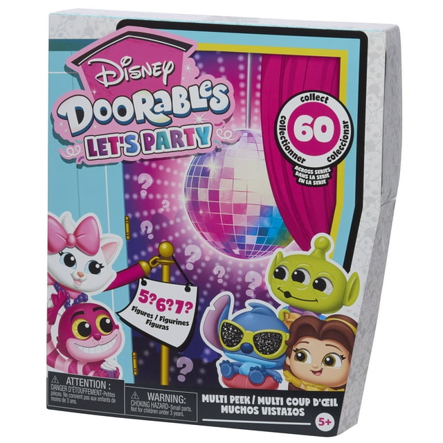 Série de mini-figurines festives Disney Doorables à collectionner, figurines de 3,8 cm de haut, jouets pour enfants de 5 ans et plus par Just Play