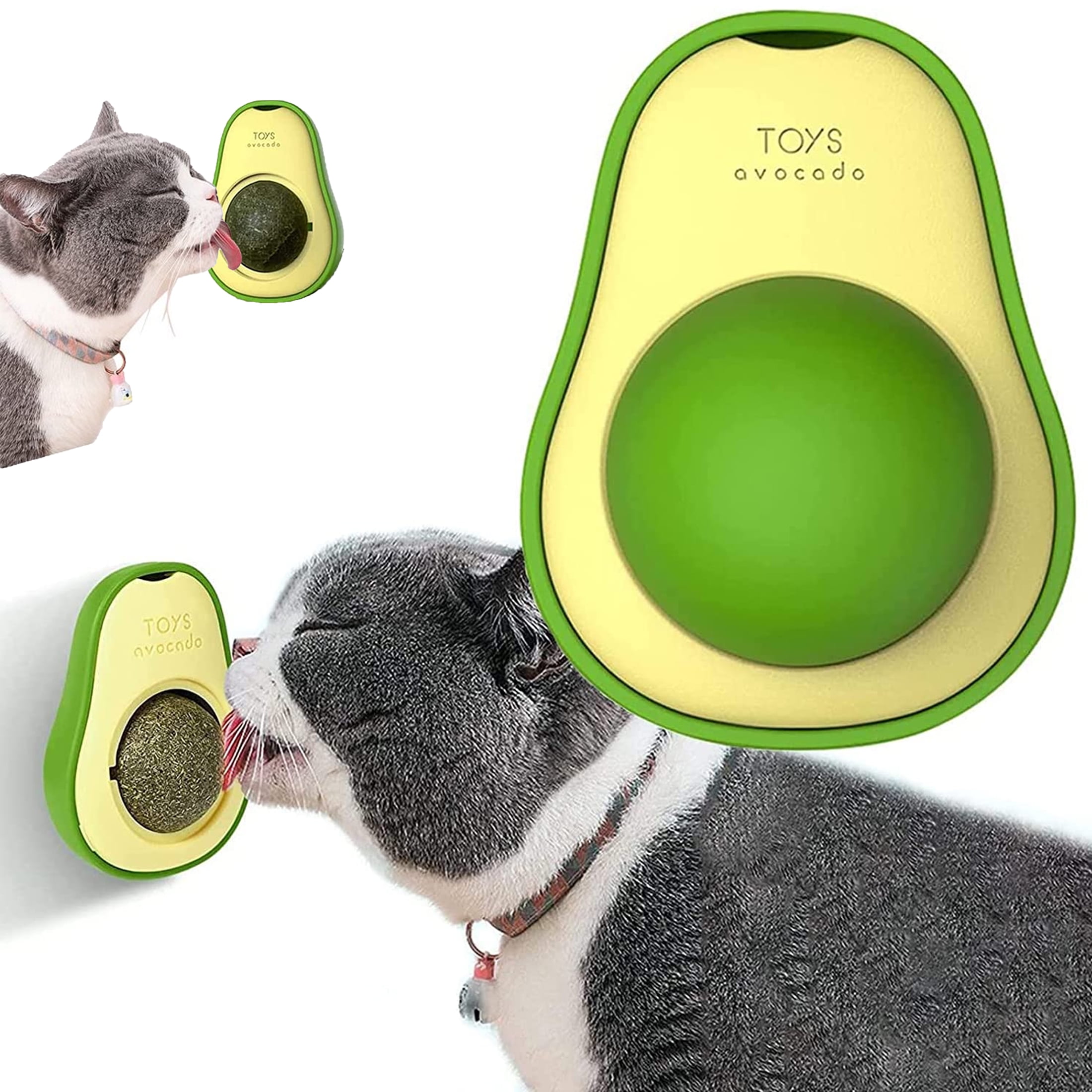 Neotimely Catnip Wall Ball, Detachable Silvervine Catnip Lollipop