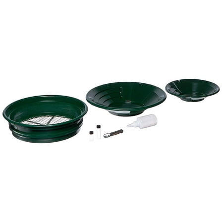 SE GP5-KIT107 Prospecting Mining Panning Kit Classifier and 2 Gold Pans (7 (Best Places To Pan For Gold In Colorado)
