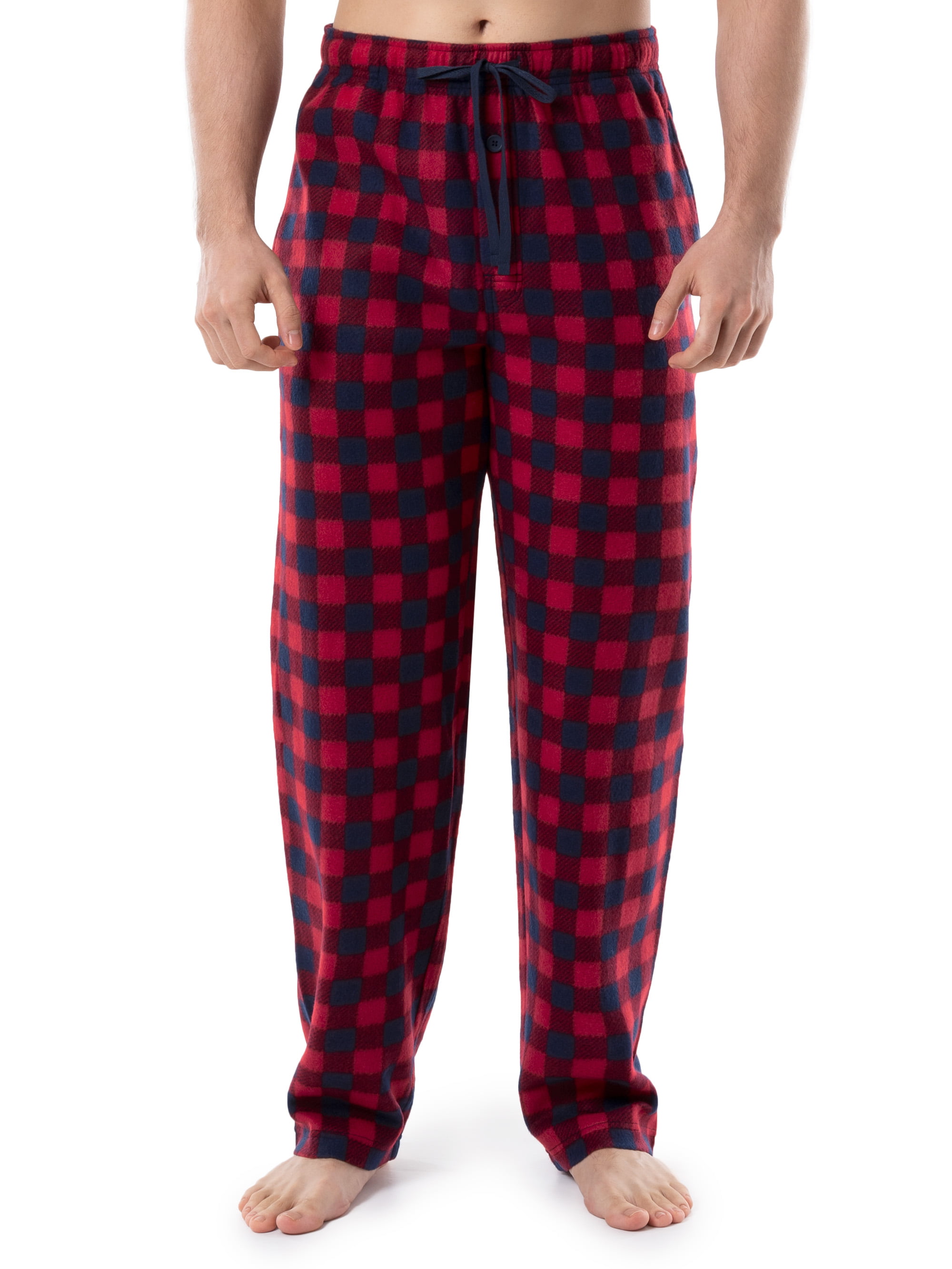 Buy Mens Checked Elasticated Waist Fleece Lounge Wear Pyjama Trouser  Bottoms Pants Online at desertcartINDIA
