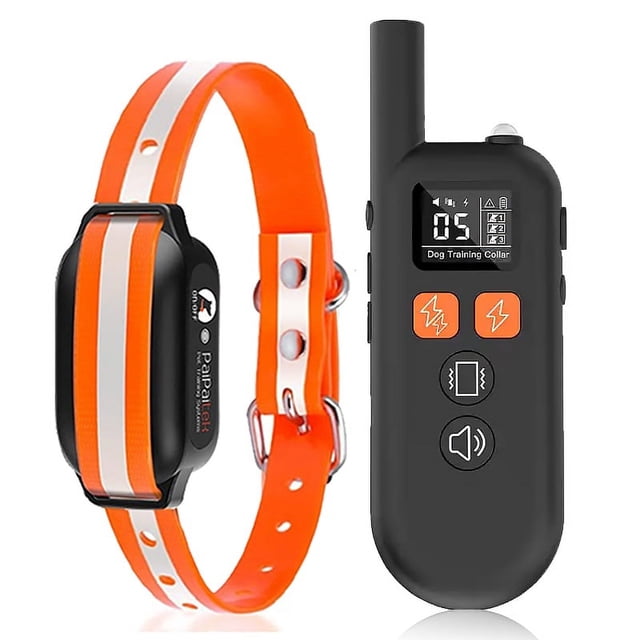 Paipaitek Dog Training Collar with 3280Ft Range,Dog Shock Collar with Remote,Beep Vibration Shock Mode,IPX7 Waterproof Dog Bark Collar for Small Medium Large Dogs