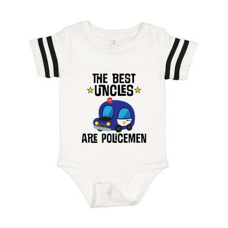 

Inktastic Best Uncles Are Police Officers Gift Baby Boy or Baby Girl Bodysuit