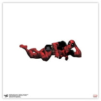 Gallery Pops Marvel Comics - Deadpool - Reclined Pose Wall Art, Unframed Version, 12" x 12"