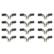 thumbnail image 1 of 12 Pares de 8 Piezas Transmisor Y Transceptor Pasivo de Video Balun con Cable para 1080P TVI / CVI / AHD / 960H DVR Camera CCTV System, BNC Macho A UTP CAT5 / 5E / 6 / 6E Cable, 1 of 5