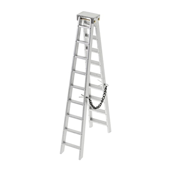 Accesorio para coche modelo RC 1/10, mini escalera plegable, modelo de escalera pequeña, decoración de escaleras 15 centímetros