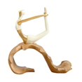 thumbnail image 2 of Figuras de yoga de resina, esculturas, centros de mesa para salas de meditación. Estilo B, 2 of 9