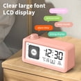 thumbnail image 4 of Danhjin Alarm Clock Digital Electronic Clock LED Display Electronic Clock Stereo Digital Display Snooze Alarm Clock 12/24H Switching Countdown Time, 4 of 6