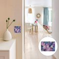thumbnail image 7 of Yayeee Toggle Light Switch Wall Plate 3-Gang 6.37"x4.48" Decorative Outlet Cover, Watercolor Pink Marble Pattern, 7 of 7