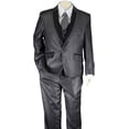 thumbnail image 2 of Art Hoffman Boy's BAD423 Piece Tuxedo Suit - Charcoal - 6, 2 of 2
