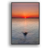 IDEA4WALL Framed Canvas Wall Art for Living Room, Bedroom Coast and Sea Canvas Prints for Modern Home Decoration Ready to Hang