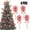 A, variant on KOYPTL 4 Pcs Lollipop Christmas Ornament Set,Red White Foam Lollipop Spray for Christmas Tree Lollipop Shape Candy Ornament Festive Decoration for School Bedroom Home Christmas Winter Holiday