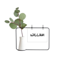 thumbnail image 1 of Special Handwriting English Name WILLIAM Metal Picture Frame Cerac Vase Decor, 1 of 3