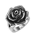 thumbnail image 2 of Best Sale! WEANT Womens 925 Sterling Silver Rose Stainless Steel Cocktail Ring Gift Jewelry Gift Summer Jewelry Silver, 2 of 5
