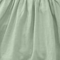 thumbnail image 4 of hengsof Girls' Solid Color Ruffled Sleeve Round Neck Dress Versatile Casual Princess Dress Cute Sleeveless Round Neck Dress for Summer, 4 of 7