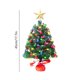 thumbnail image 3 of xihome Mini rbol de Navidad de escritorio de 45 cm (17,7 pulgadas), rbol artificial de PVC con juego de 21 adornos navideños, 3 of 6