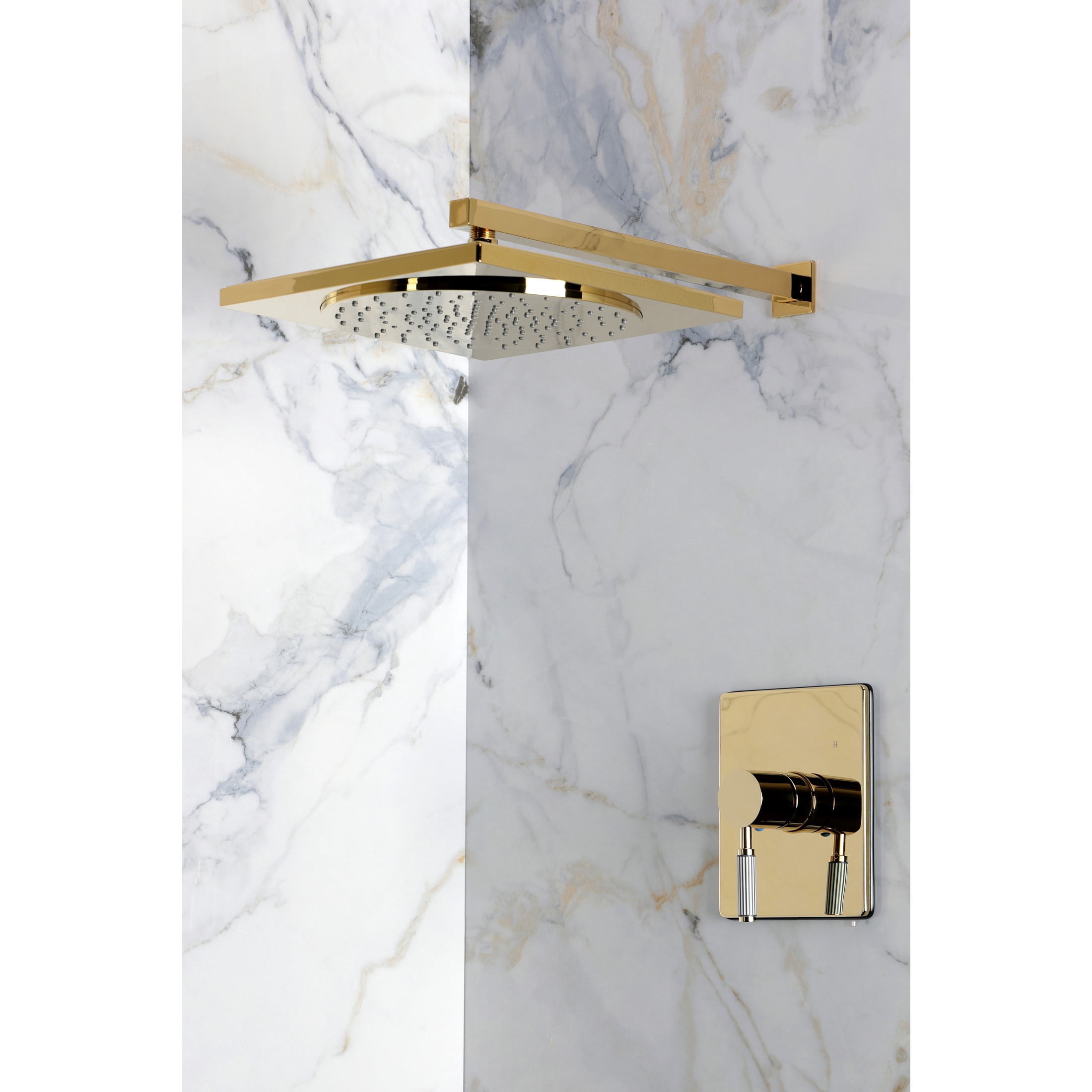 Kingston Brass KB8342KPSSO Verona Single-Handle Pressure Balanced Shower Faucet, Polished Brass
